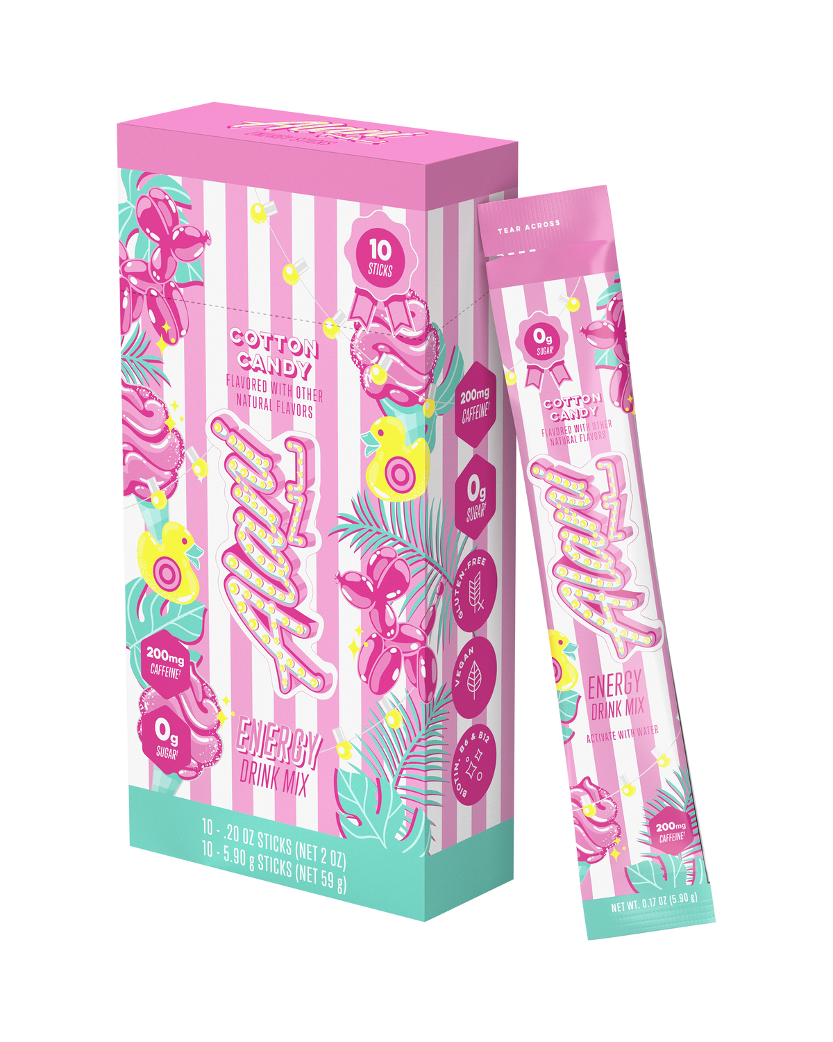 Alani Nu Energy Sticks - Cotton Candy Q6 - image 2
