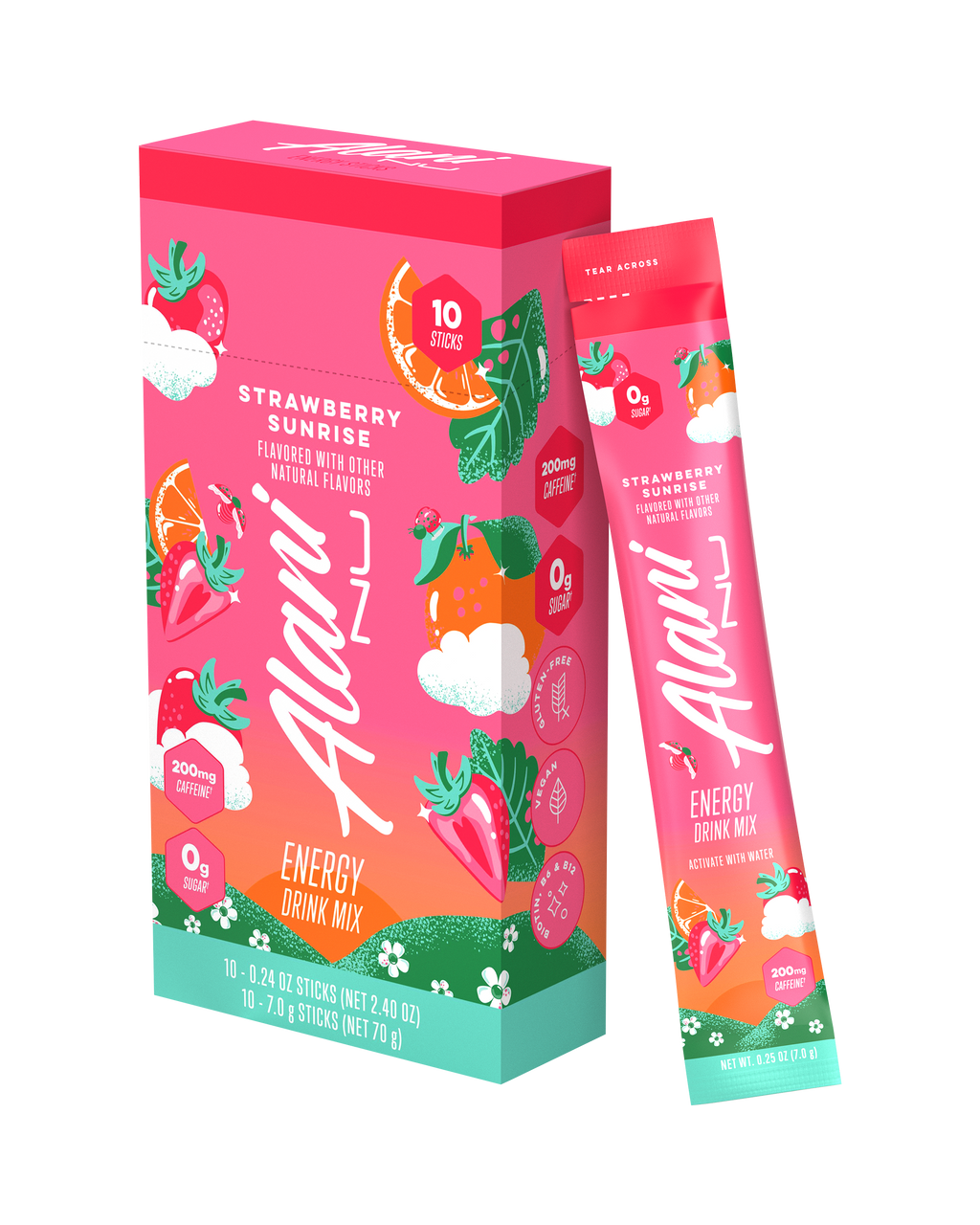 Alani Nu Energy Sticks - Strawberry Sunrise B0 - image 2