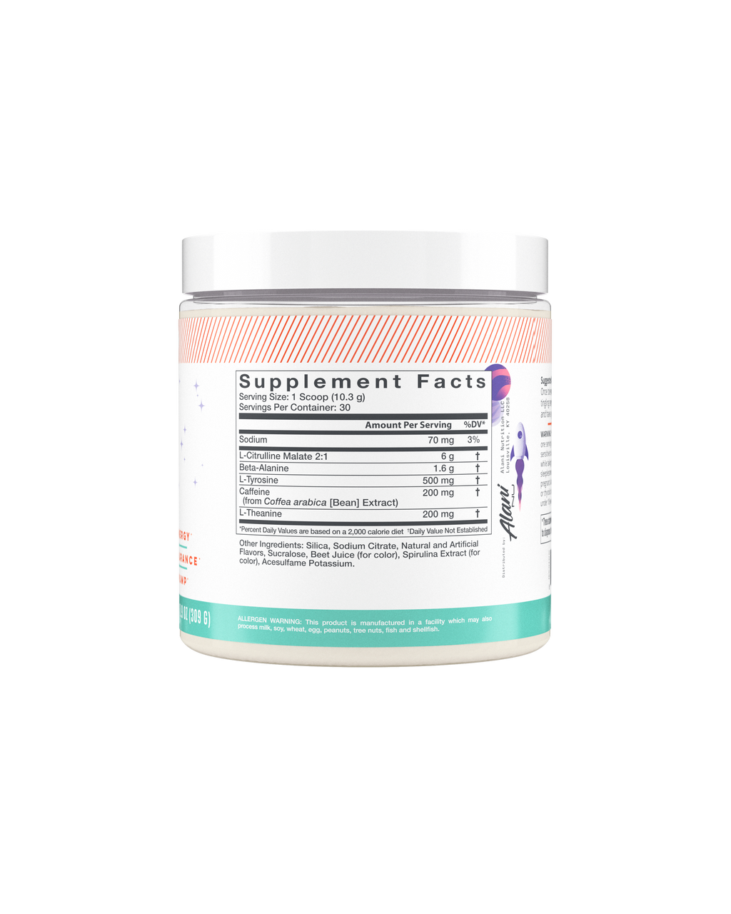 Alani Nu Pre-Workout - Galaxy Lemonade T6 - image 3