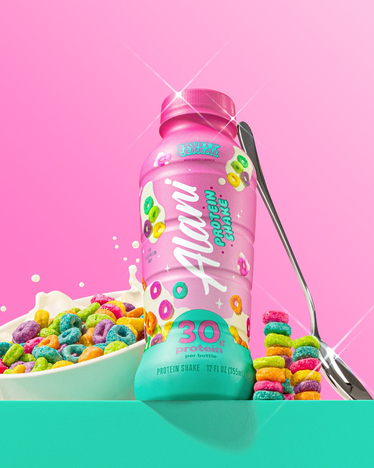 Alani Nu 30g protein shake - fruity cereal C2 - image 3