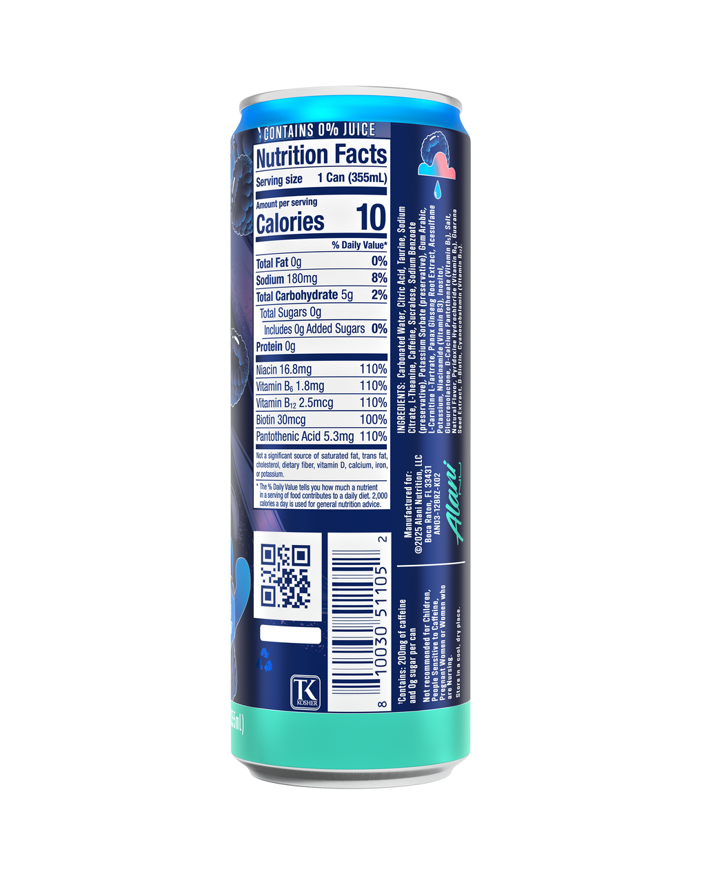 Alani Nu Energy Drink - Breezeberry Y5 - image 3