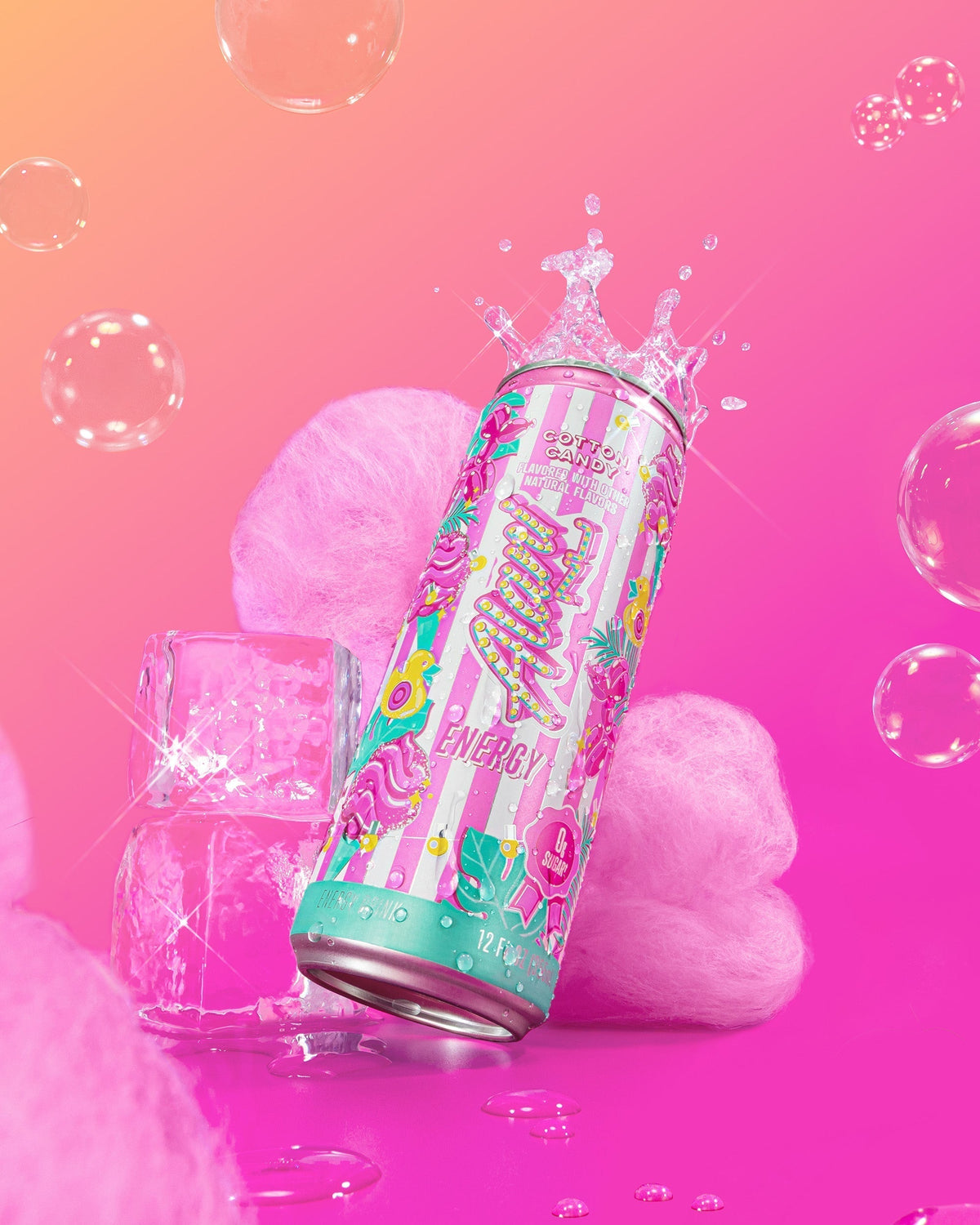 Alani Nu Energy Drink - Cotton Candy C9 - image 4