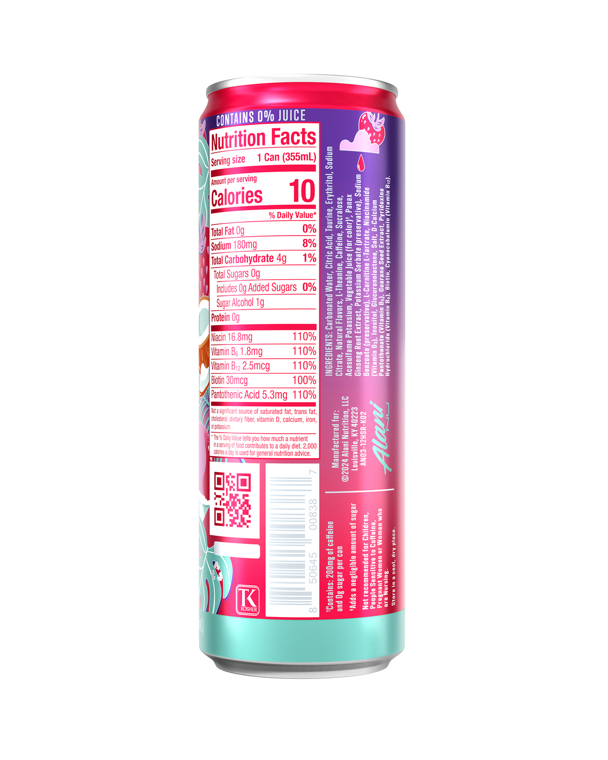 Alani Nu Energy Drink - Hawaiian Shaved Ice E6 - image 3