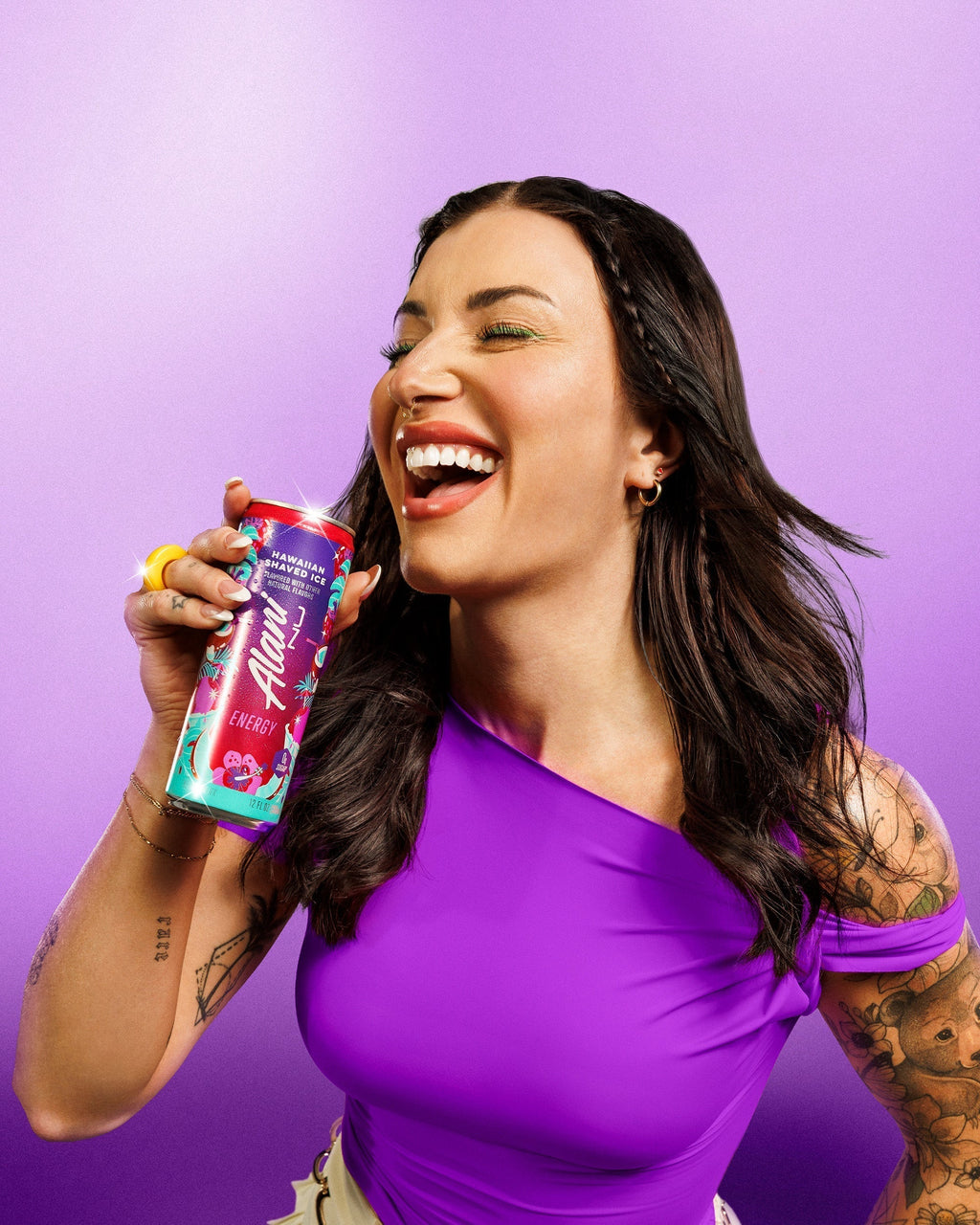 Alani Nu Energy Drink - Hawaiian Shaved Ice E6 - image 5