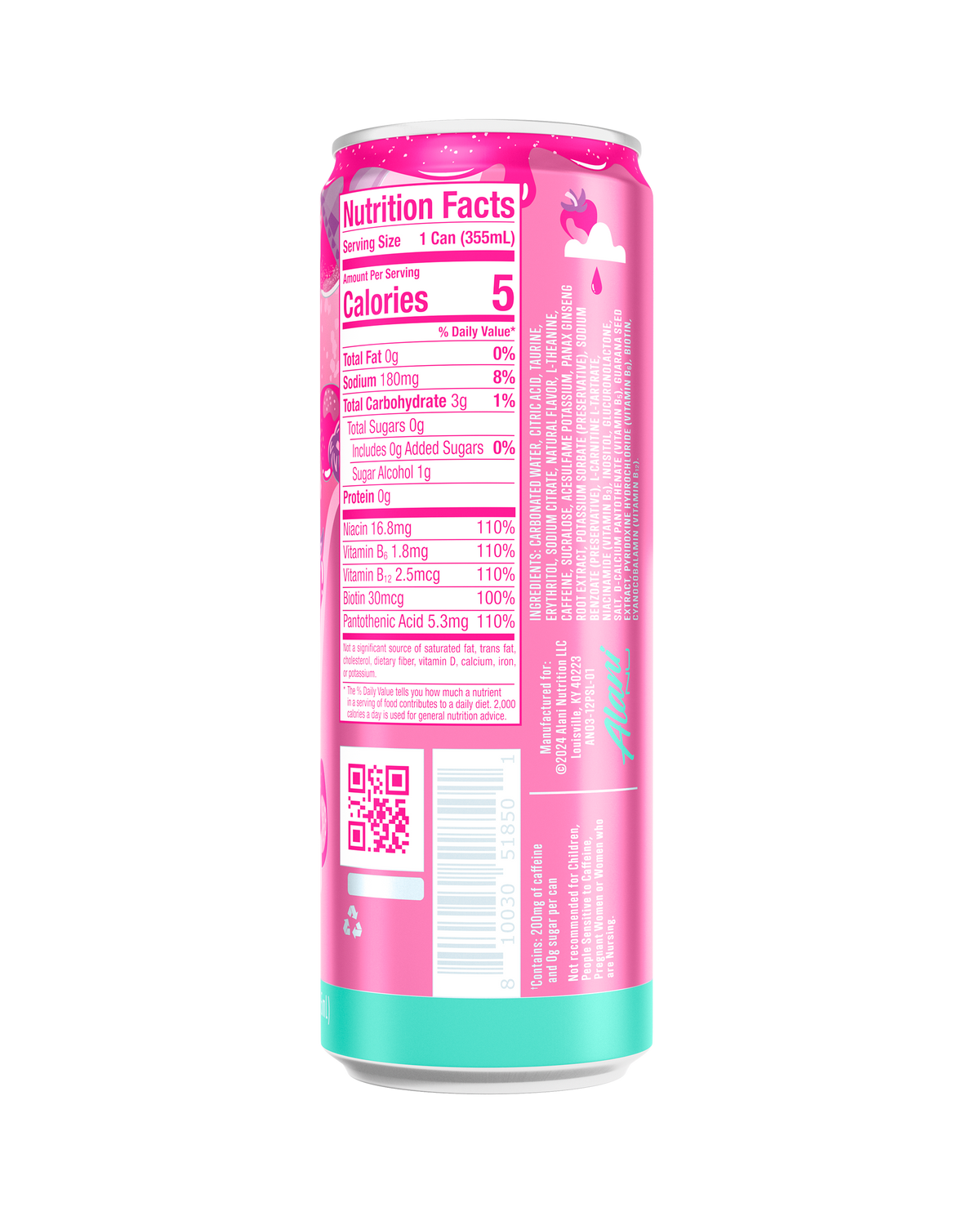 Alani Nu Energy Drink - Pink Slush R6 - image 3