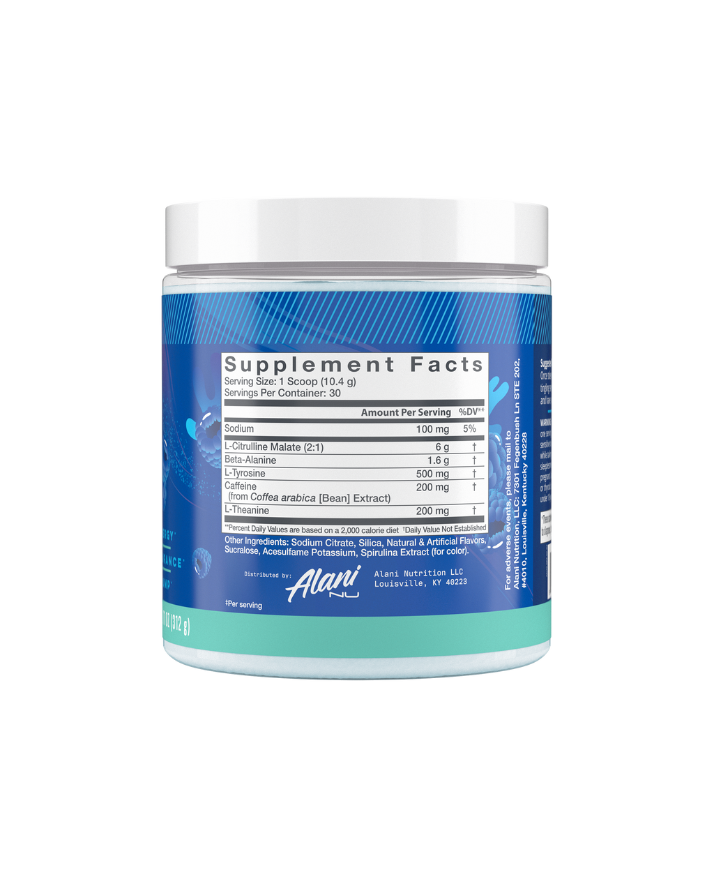 Alani Nu Pre-Workout - Breezeberry T8 - image 2