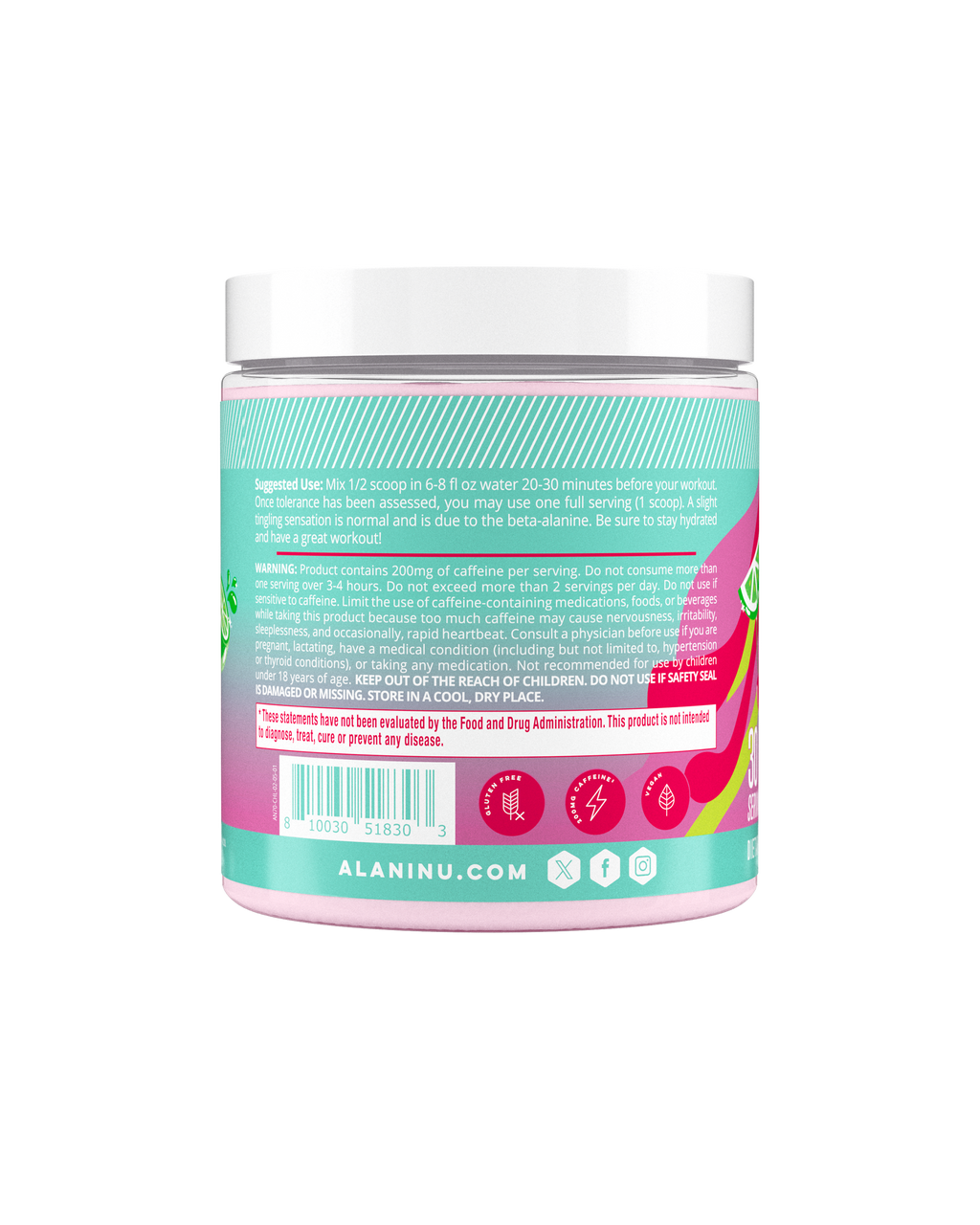 Alani Nu Pre-Workout - Cherry Twist C0 - image 3