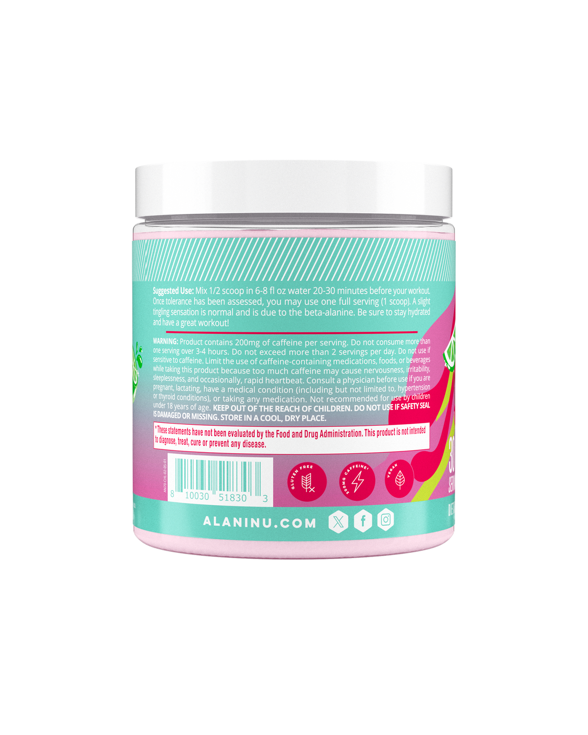 Alani Nu Pre-Workout - Cherry Twist C0 - image 3