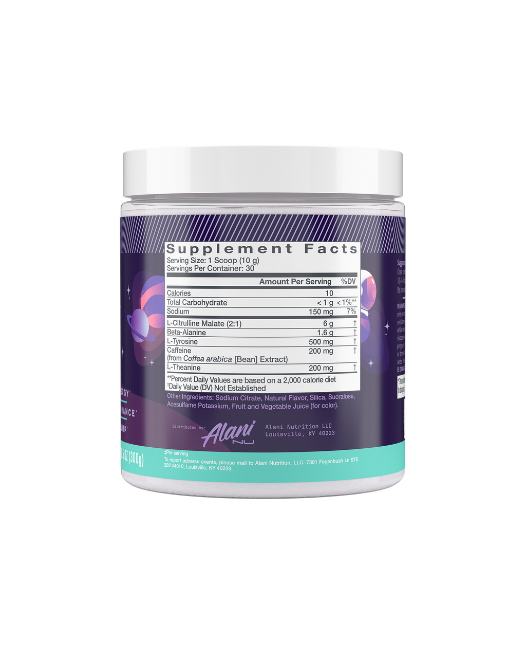 Alani Nu Pre-Workout - Cosmic Stardust F8 - image 2