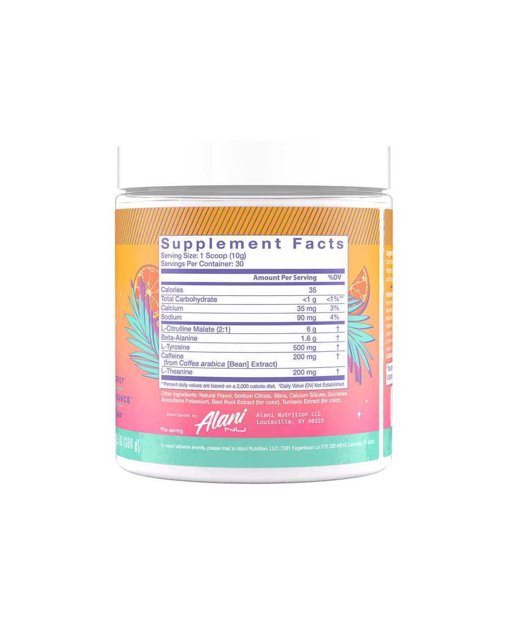 Alani Nu Pre-Workout - Orange Kiss F3 - image 2