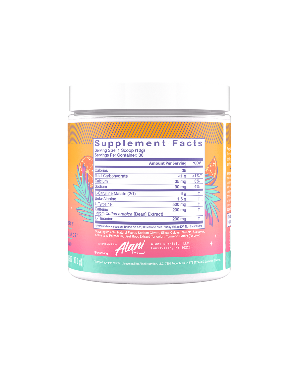 Alani Nu Pre-Workout - Orange Kiss F3 - image 2