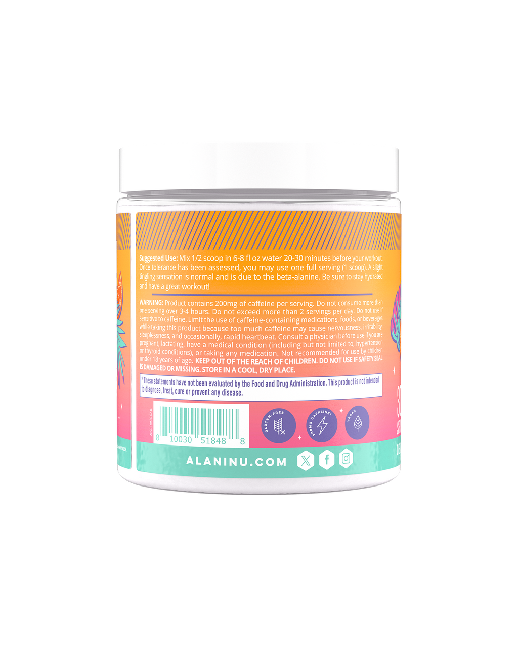 Alani Nu Pre-Workout - Orange Kiss F3 - image 3