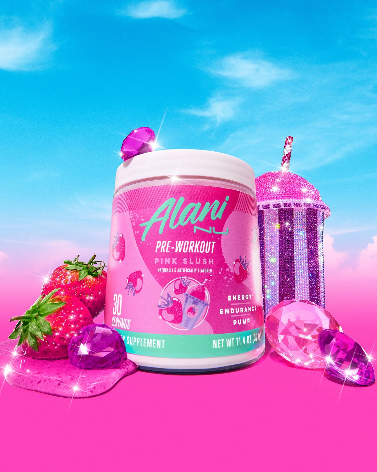 Alani Nu Pre-Workout - Pink Slush A8 - image 4