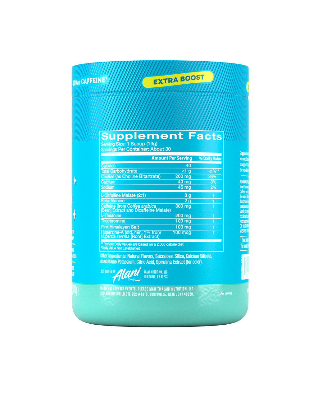 Alani Nu Pre-Workout+ - Blue Slush R1 - image 2
