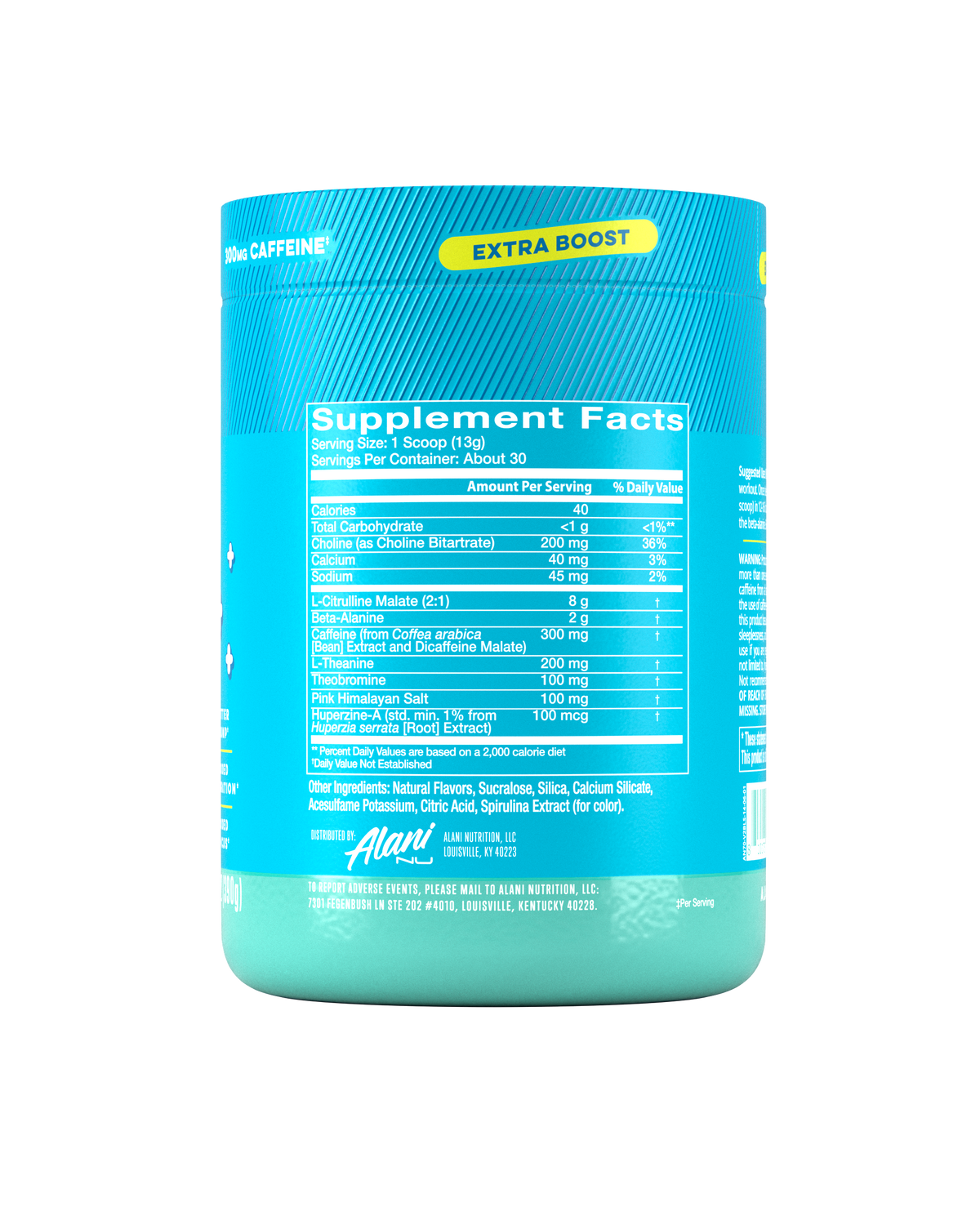 Alani Nu Pre-Workout+ - Blue Slush R1 - image 2