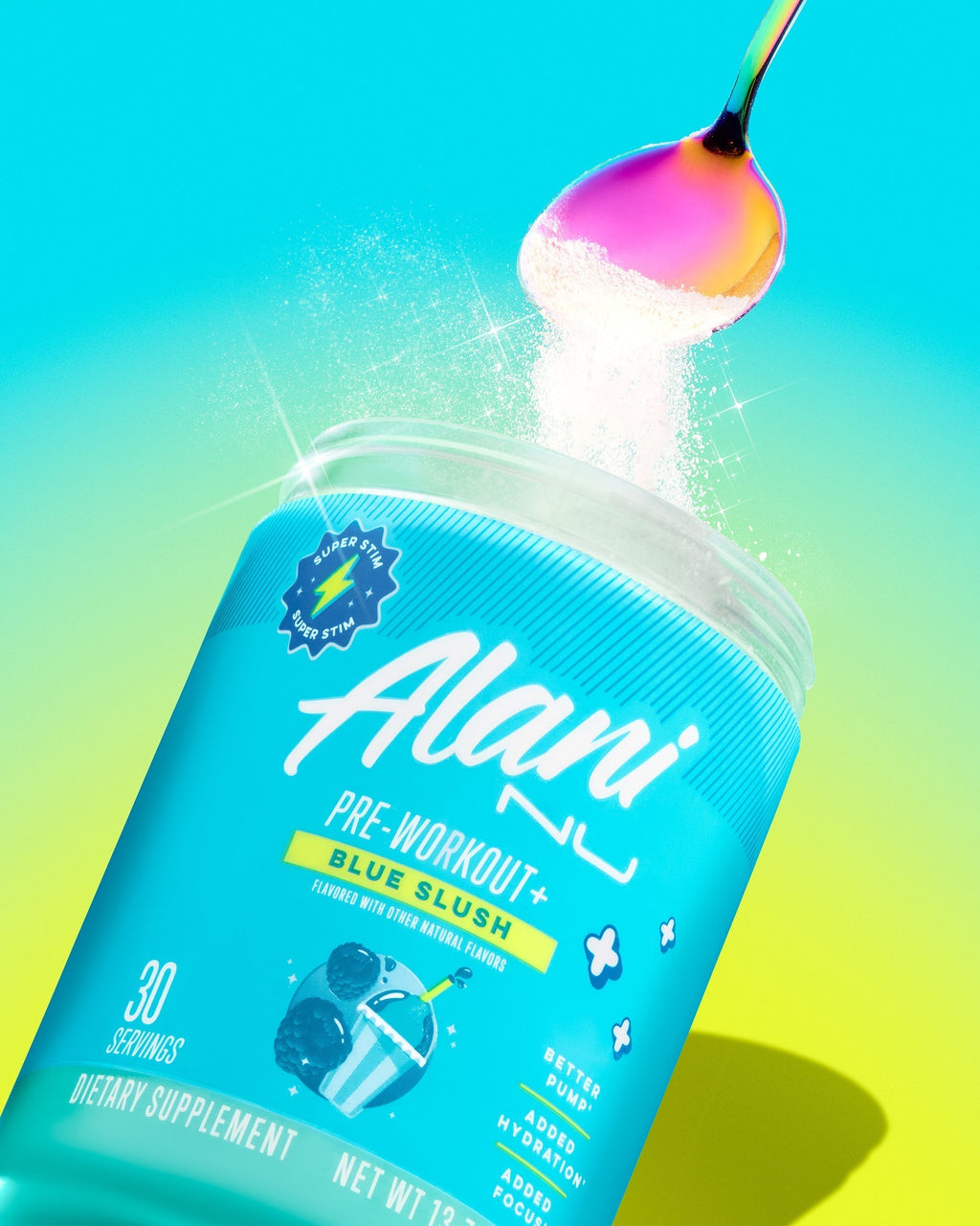 Alani Nu Pre-Workout+ - Blue Slush R1 - image 5