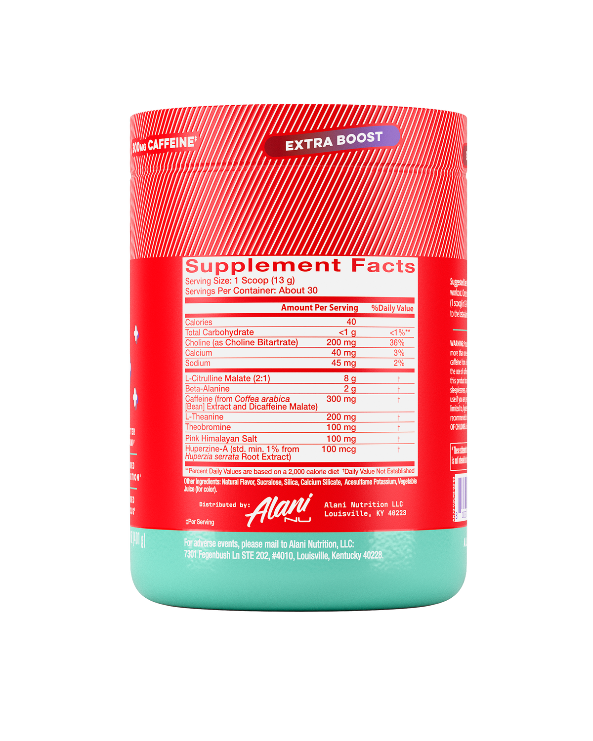 Alani Nu Pre-Workout+ - Cherry Slush Z4 - image 2