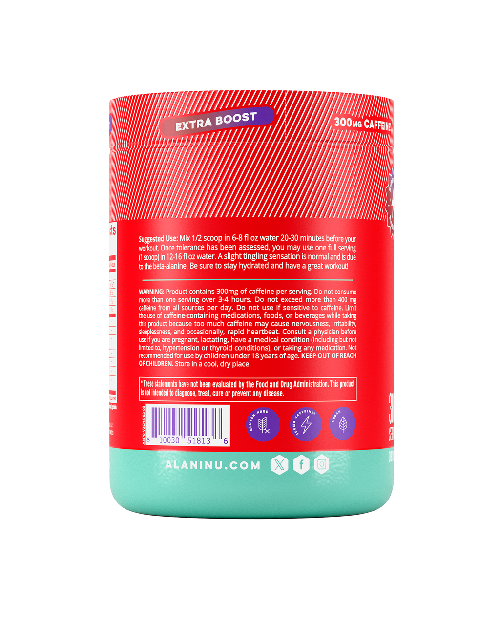 Alani Nu Pre-Workout+ - Cherry Slush Z4 - image 3