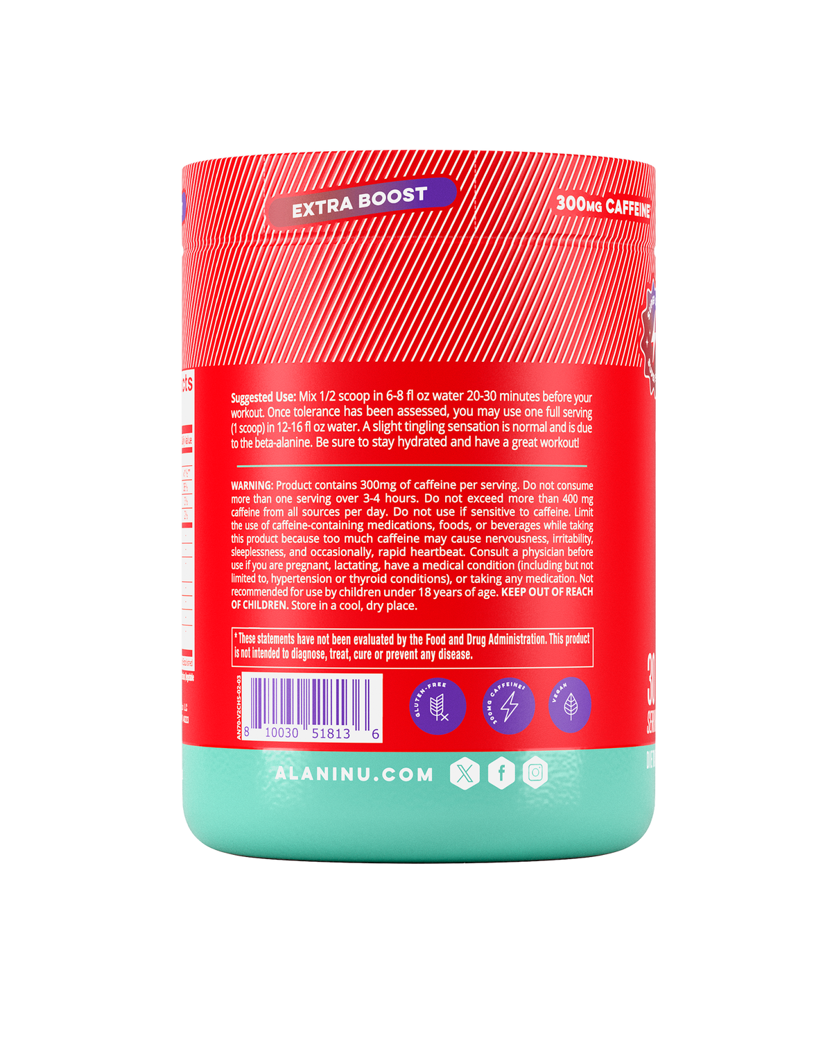 Alani Nu Pre-Workout+ - Cherry Slush Z4 - image 3