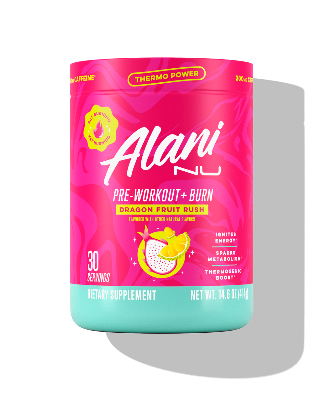 Alani Nu Pre-Workout+ Burn - Dragon Fruit Rush G6 - image 1