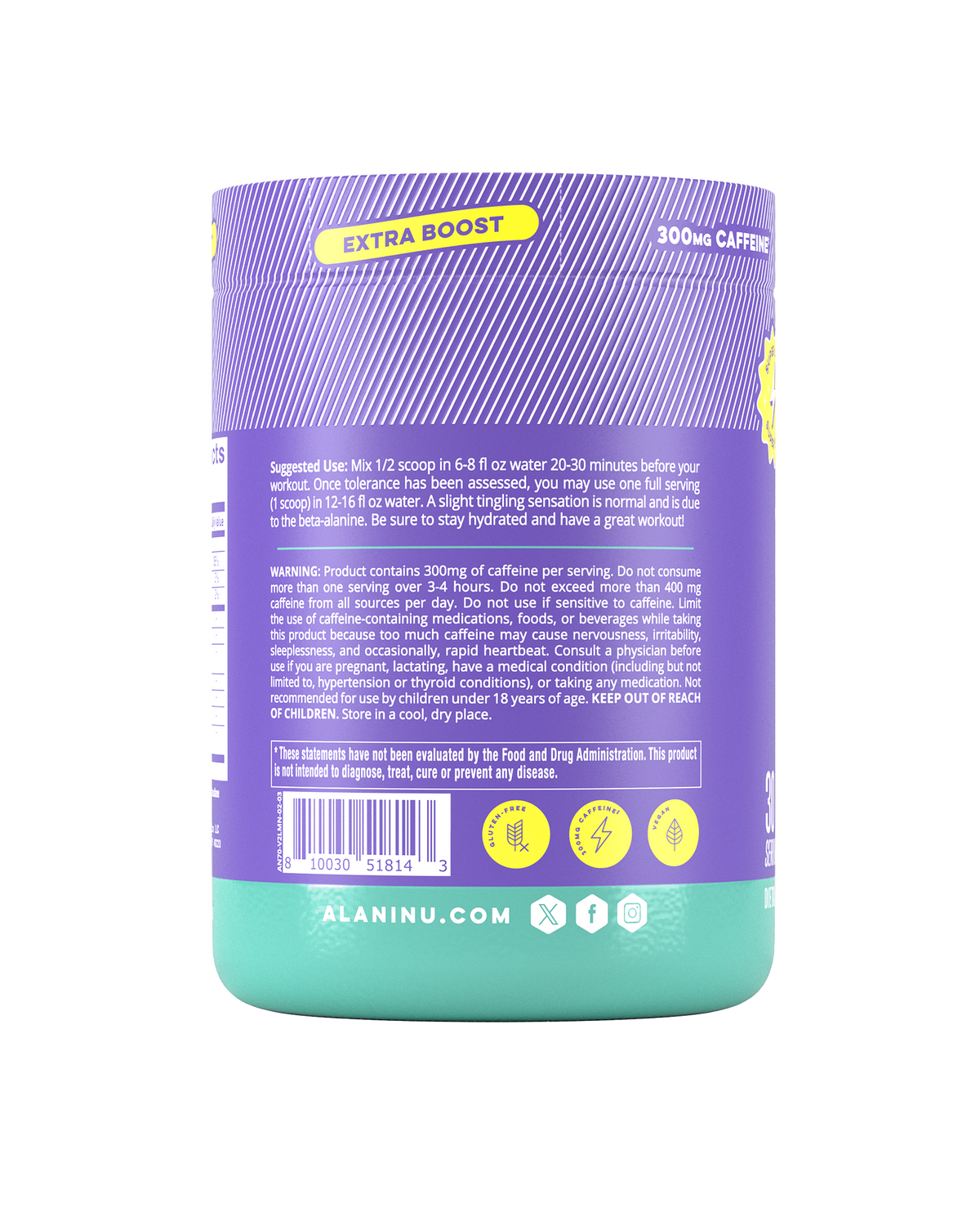 Alani Nu Pre-Workout+ - Frozen Lemonade J2 - image 3