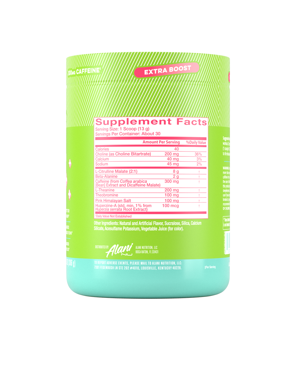 Alani Nu Pre-Workout+ - Kiwiberry L9 - image 2