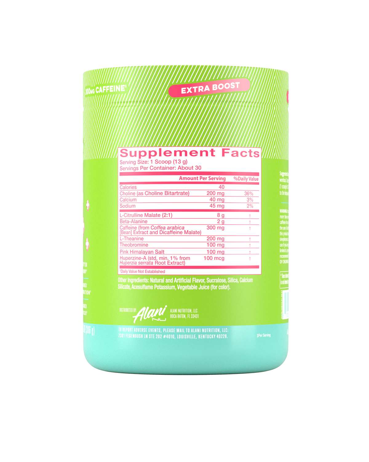 Alani Nu Pre-Workout+ - Kiwiberry L9 - image 2