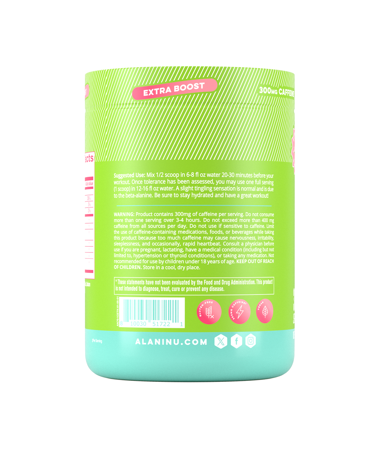 Alani Nu Pre-Workout+ - Kiwiberry L9 - image 3
