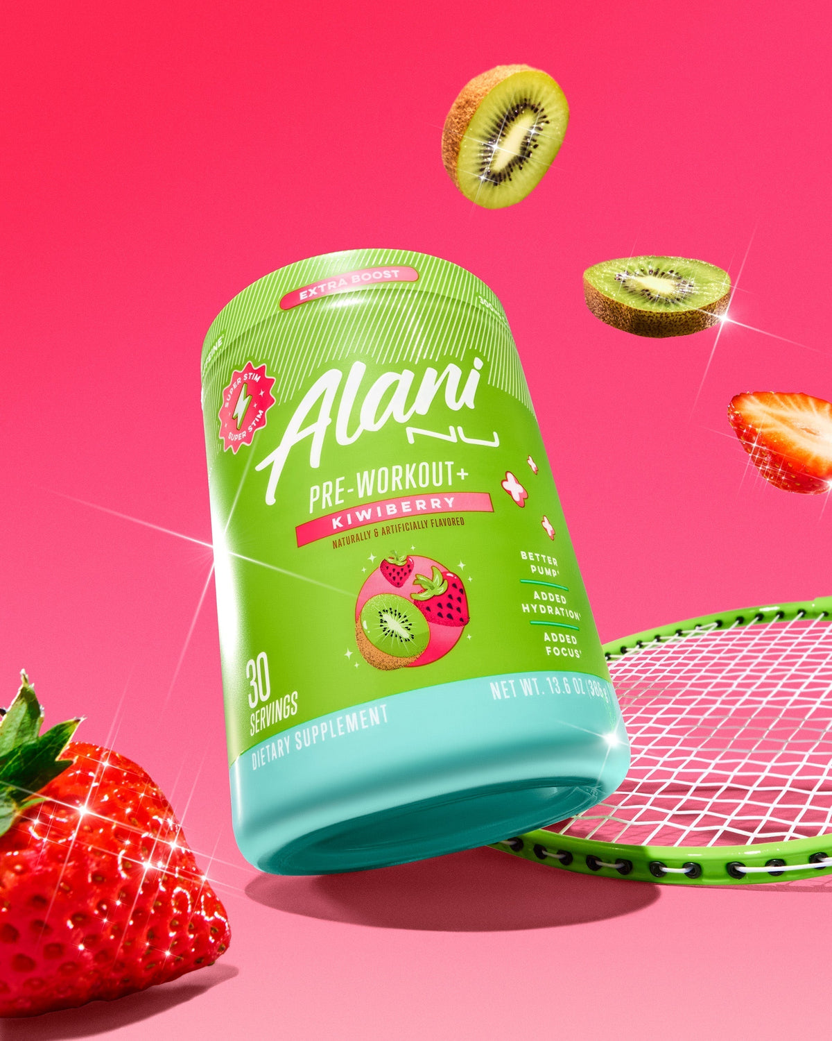 Alani Nu Pre-Workout+ - Kiwiberry L9 - image 4
