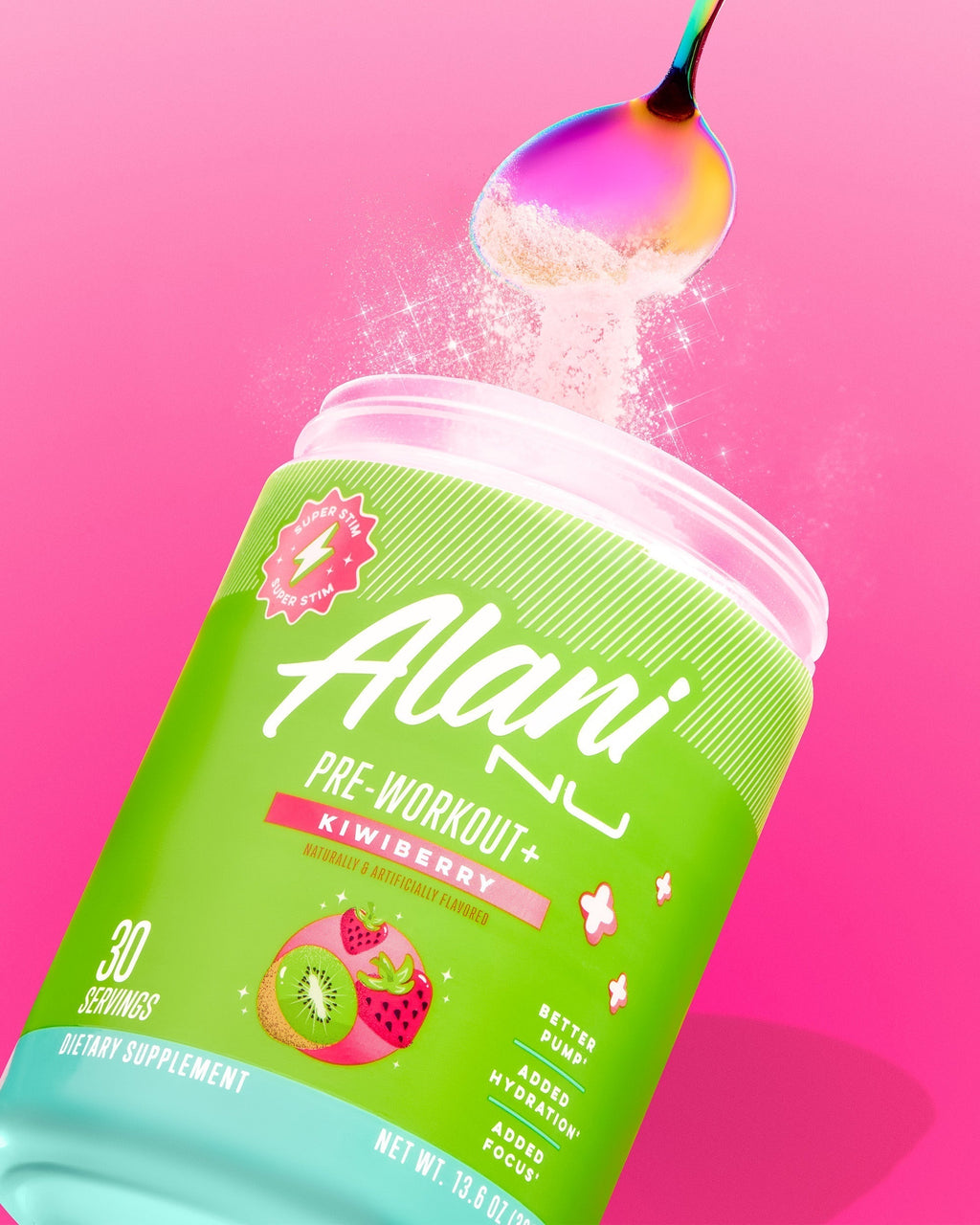 Alani Nu Pre-Workout+ - Kiwiberry L9 - image 5