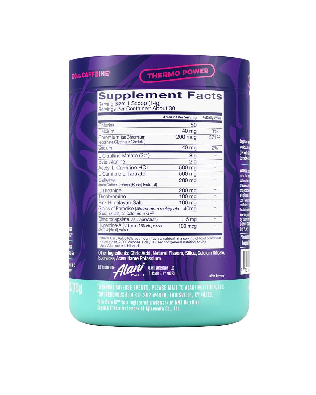 Alani Nu Pre-Workout+ Burn - Melonberry Blast F4 - image 2