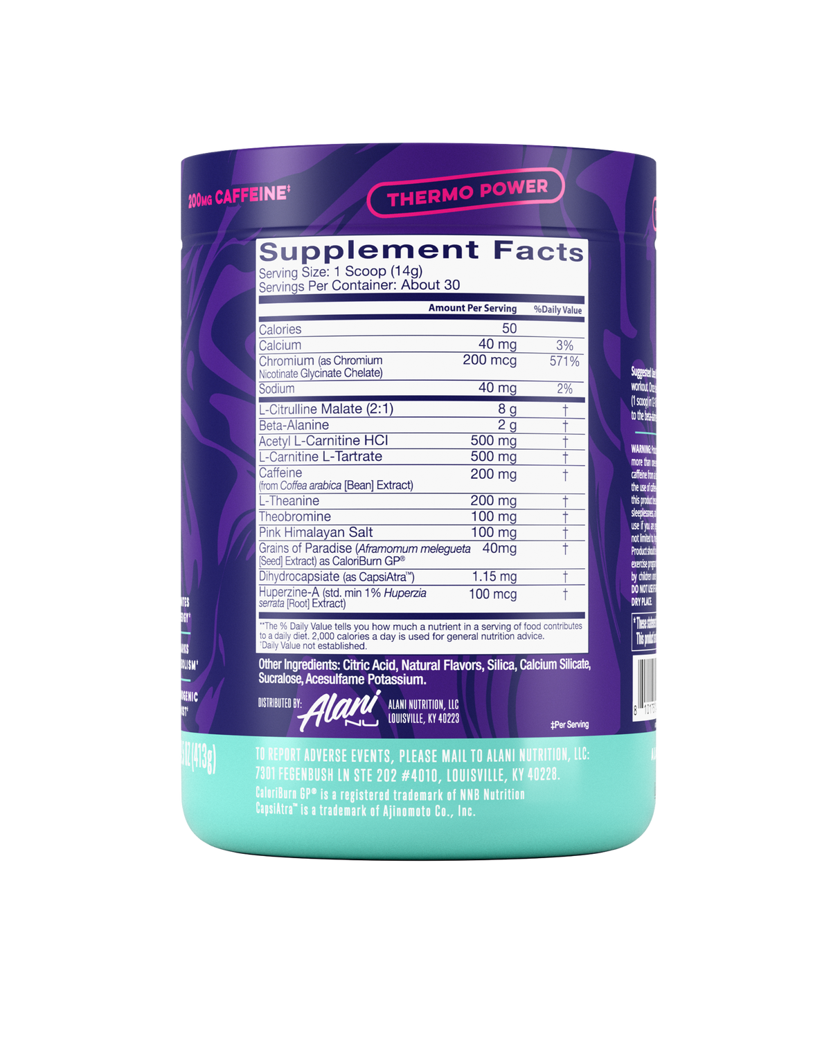 Alani Nu Pre-Workout+ Burn - Melonberry Blast F4 - image 2