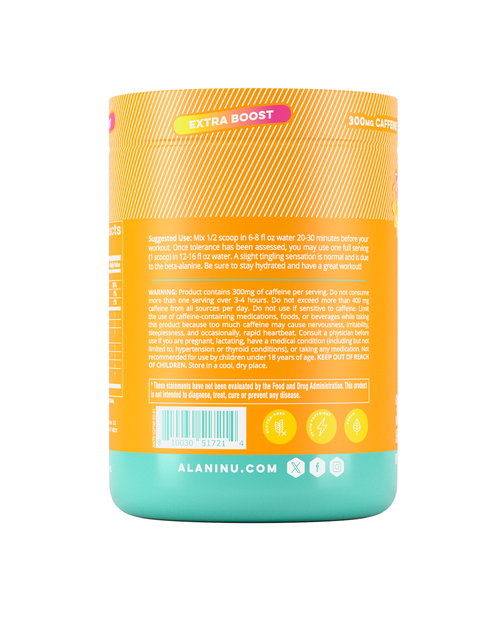 Alani Nu Pre-Workout+ - Paradise Swirl W2 - image 3