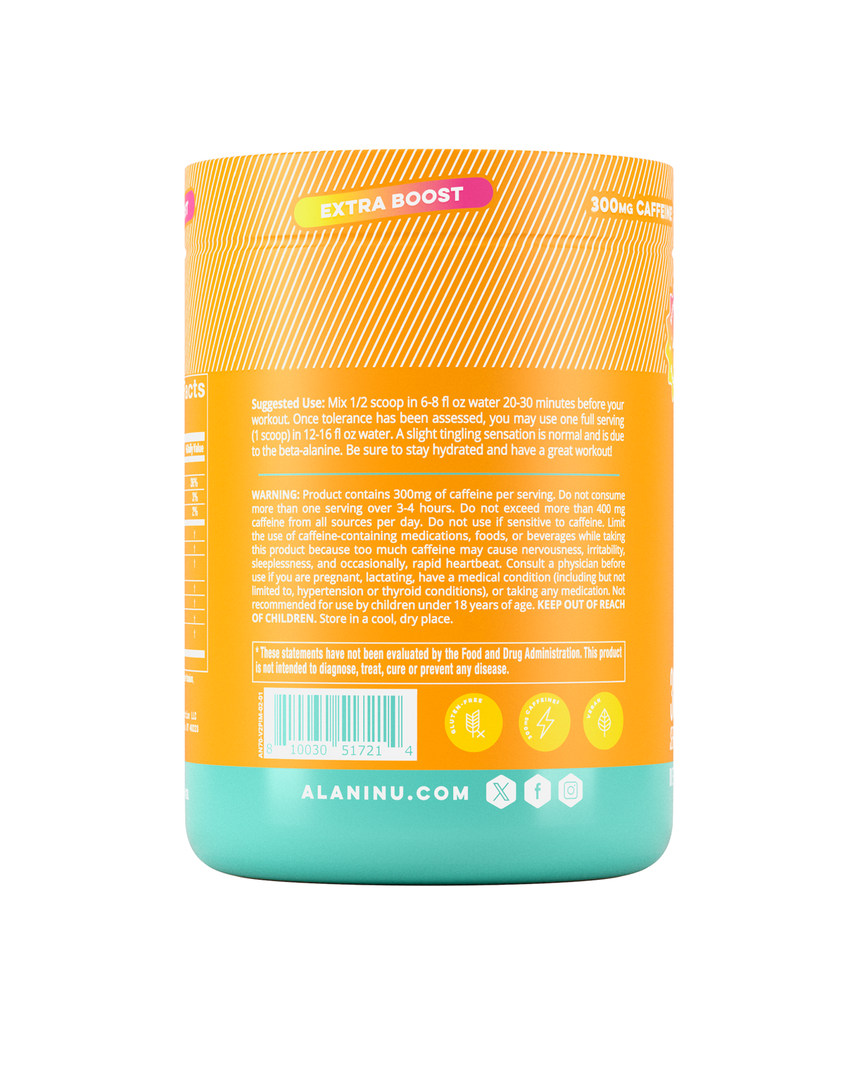 Alani Nu Pre-Workout+ - Paradise Swirl W2 - image 3