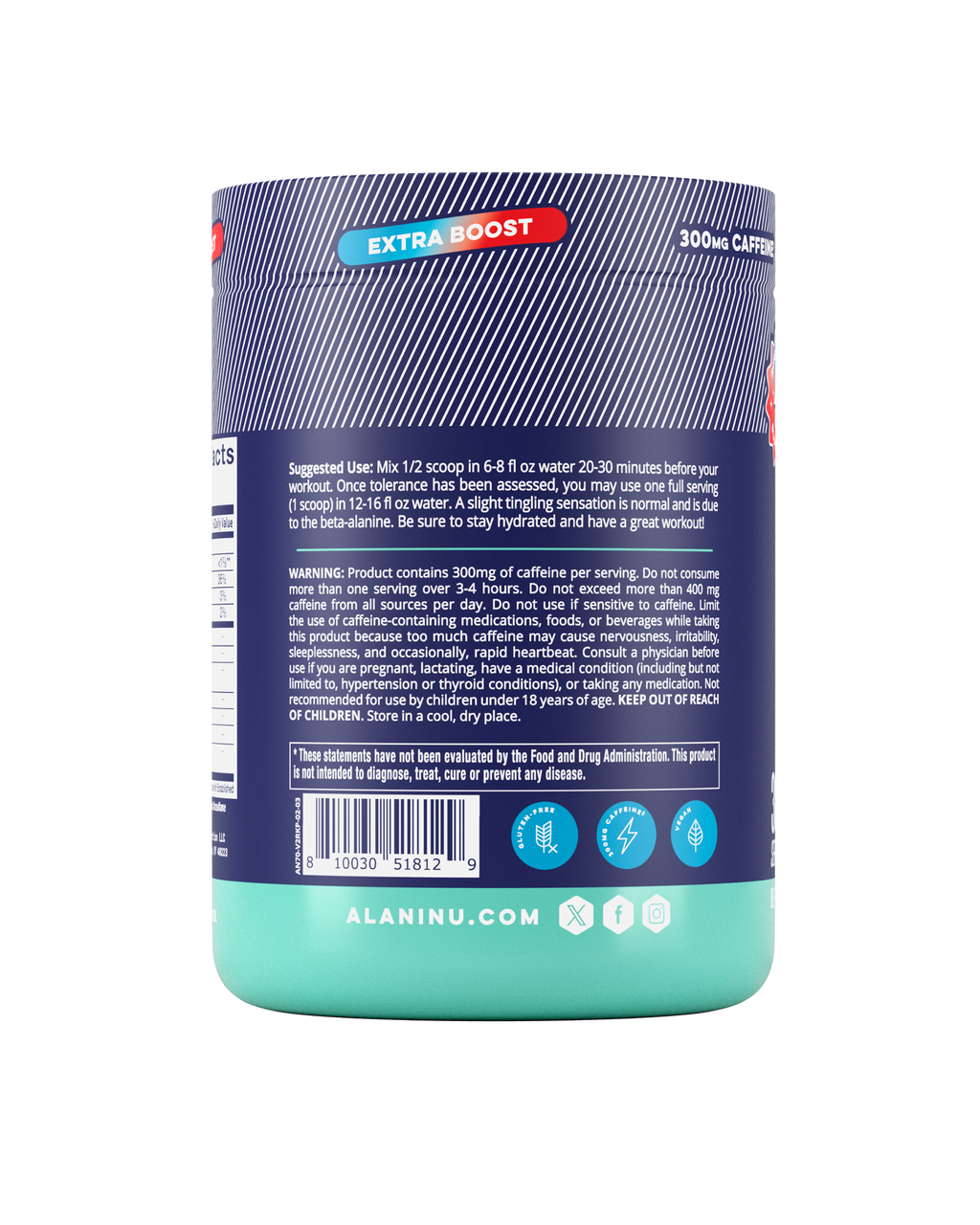 Alani Nu Pre-Workout+ - Rocket Pop X3 - image 3