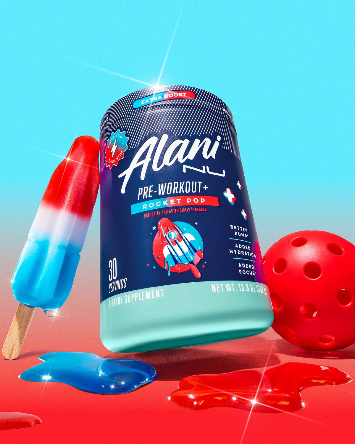Alani Nu Pre-Workout+ - Rocket Pop X3 - image 4