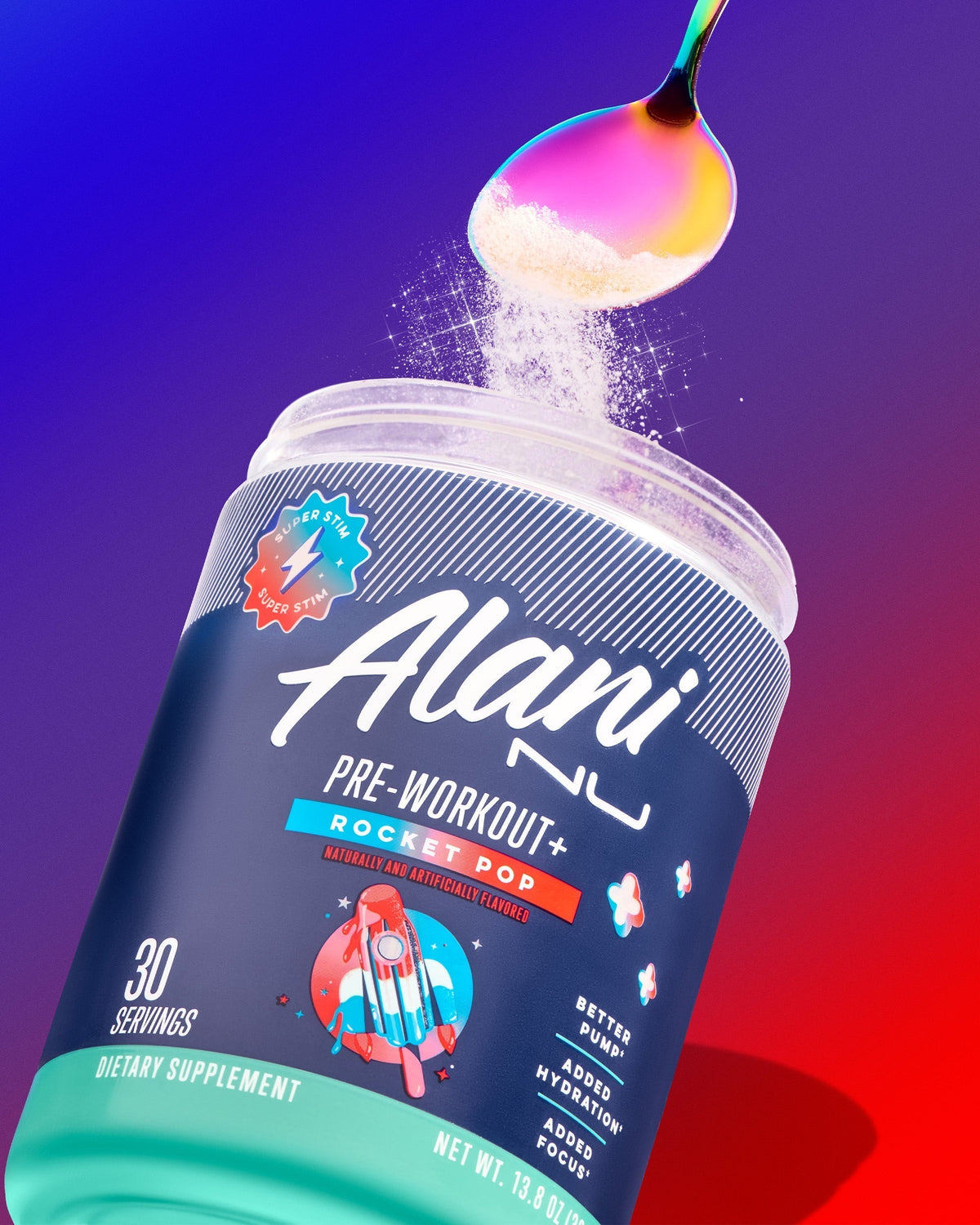 Alani Nu Pre-Workout+ - Rocket Pop E7 - image 5
