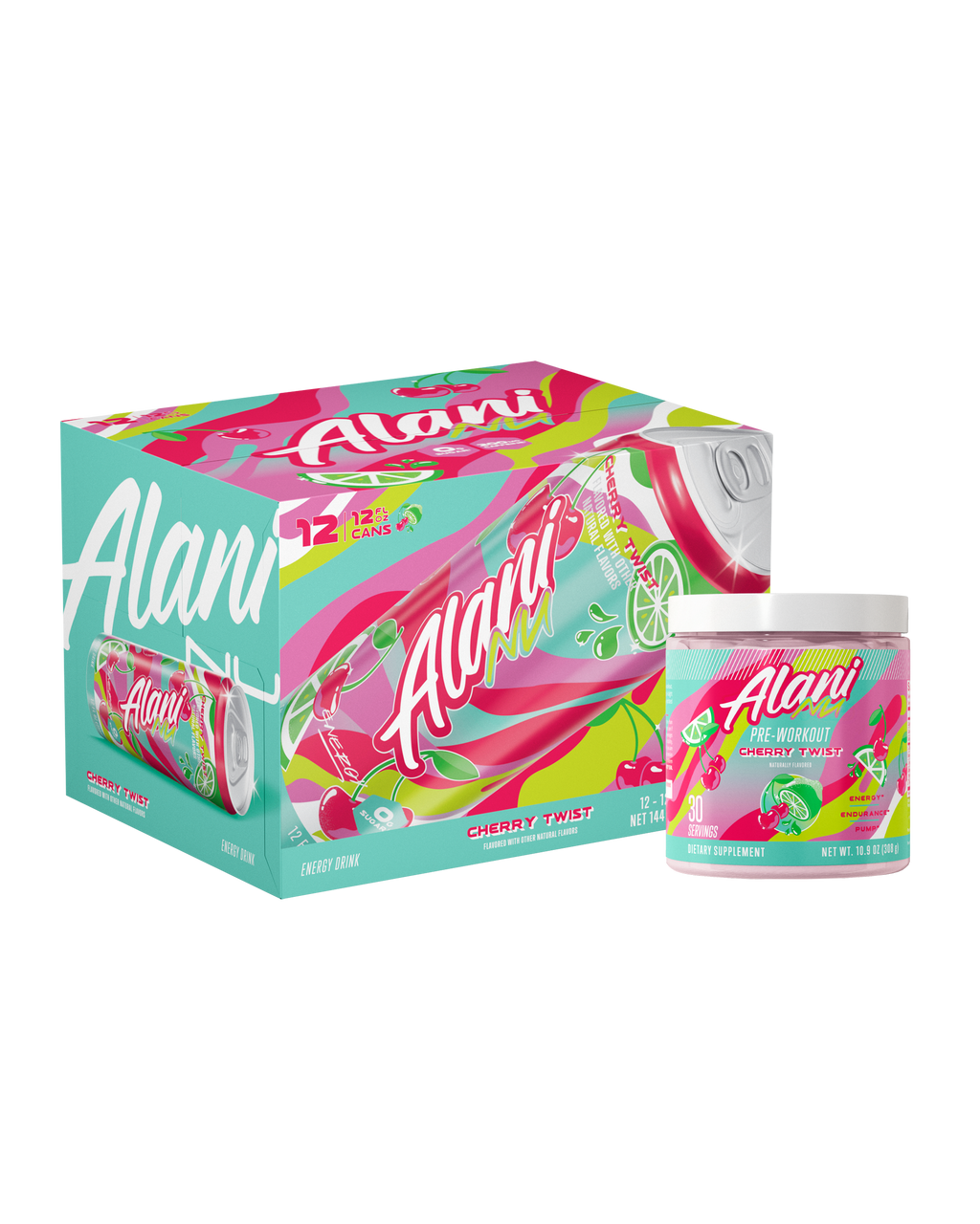 Alani Nu Energy Drink & Pre-Workout - Cherry Twist J5 - image 1