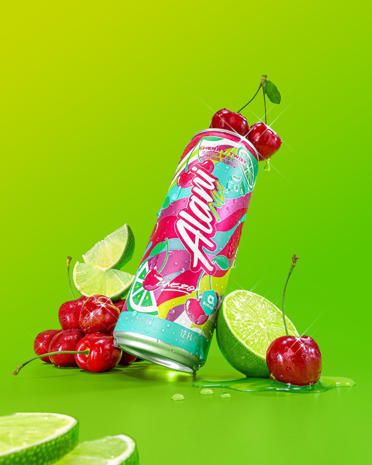 Alani Nu Energy Drink & Pre-Workout - Cherry Twist J5 - image 4