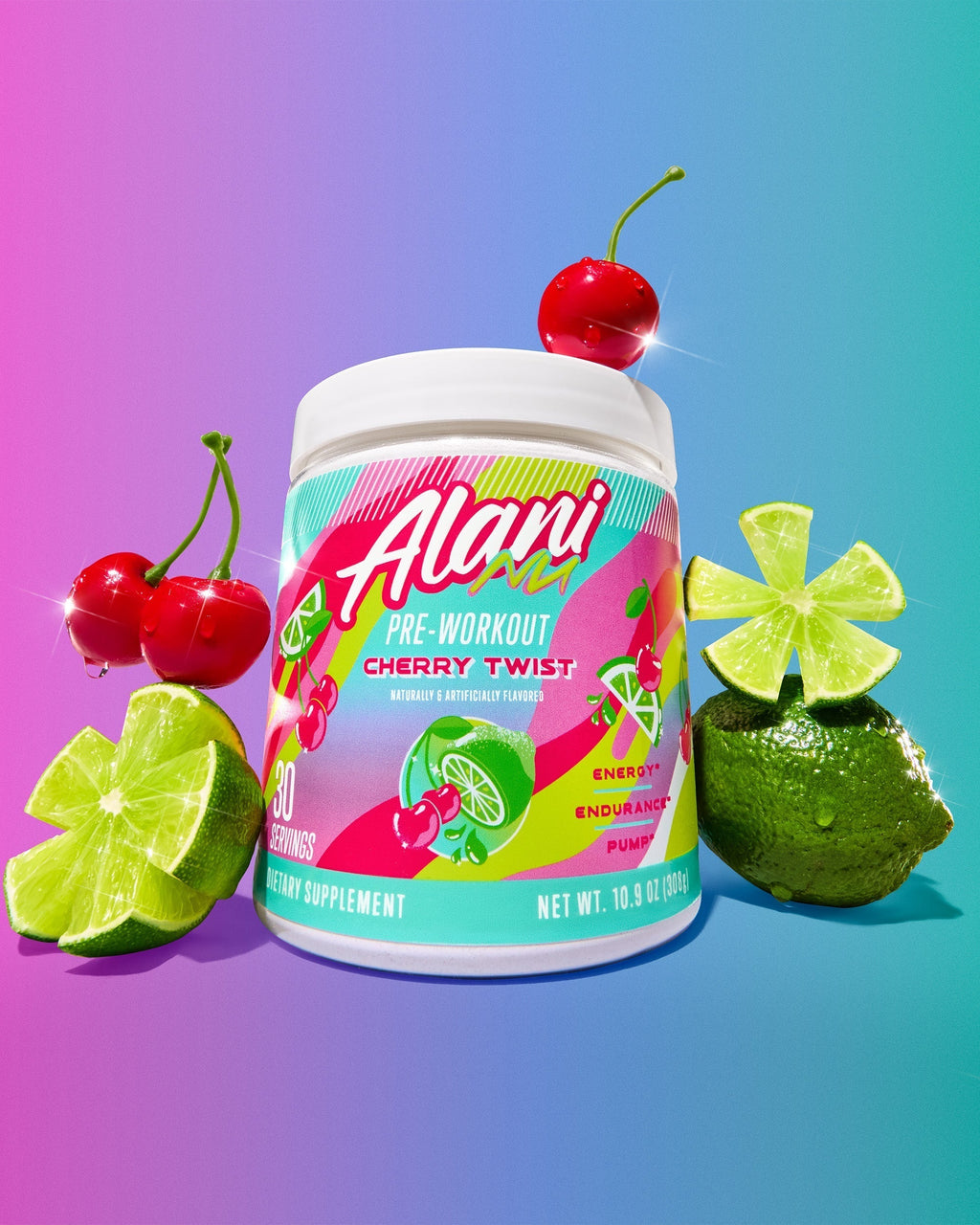 Alani Nu Energy Drink & Pre-Workout - Cherry Twist J5 - image 5