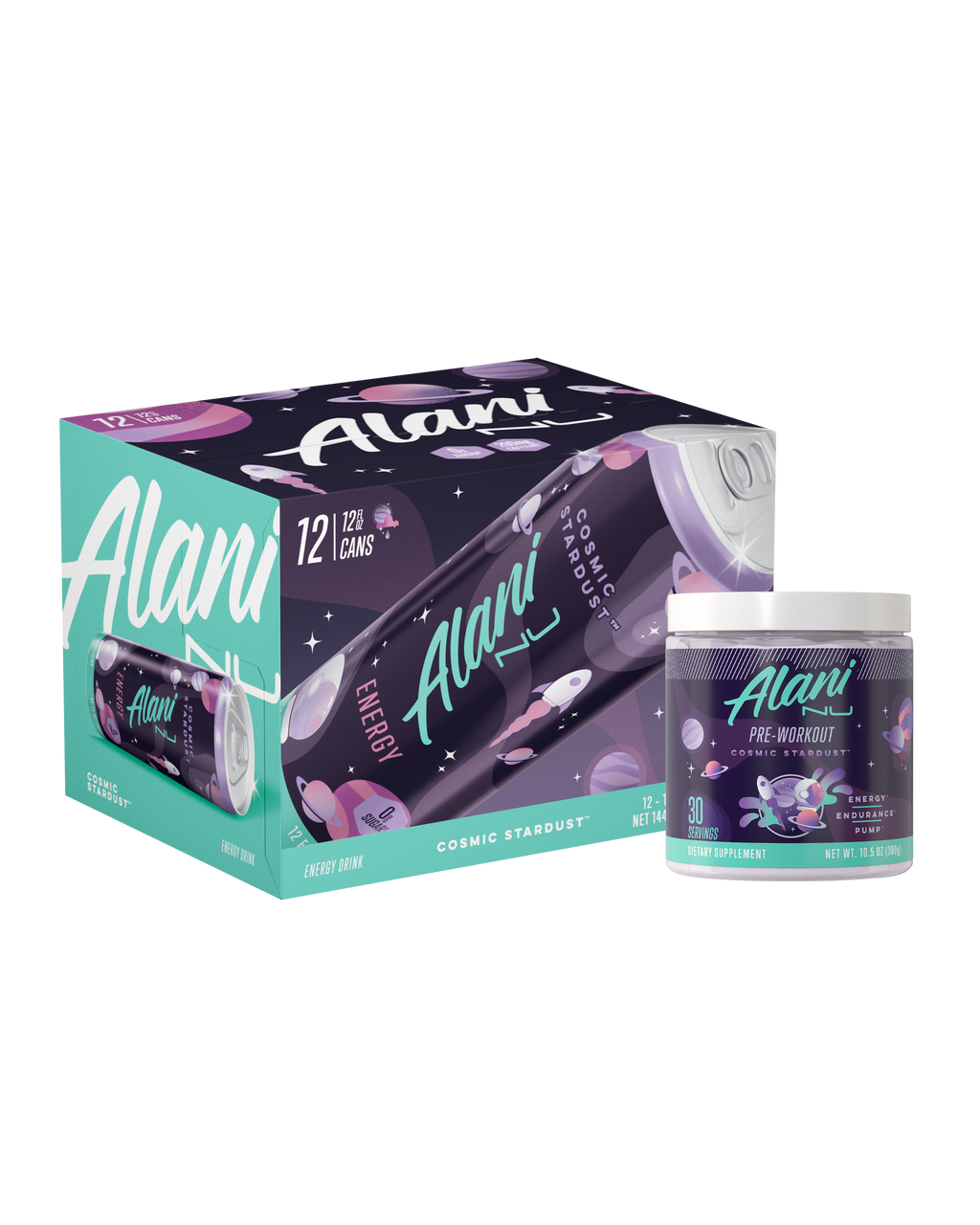 Alani Nu Energy Drink & Pre-Workout - Cosmic Stardust G4 - image 1