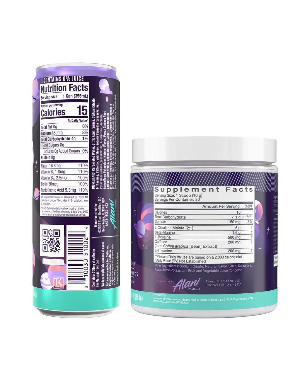 Alani Nu Energy Drink & Pre-Workout - Cosmic Stardust G4 - image 2