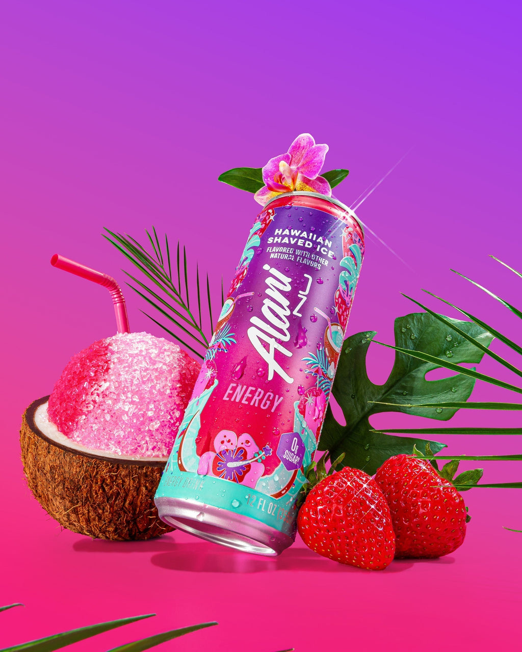 Alani Nu Energy Drink & Pre-Workout - Hawaiian Shaved Ice J9 - image 4