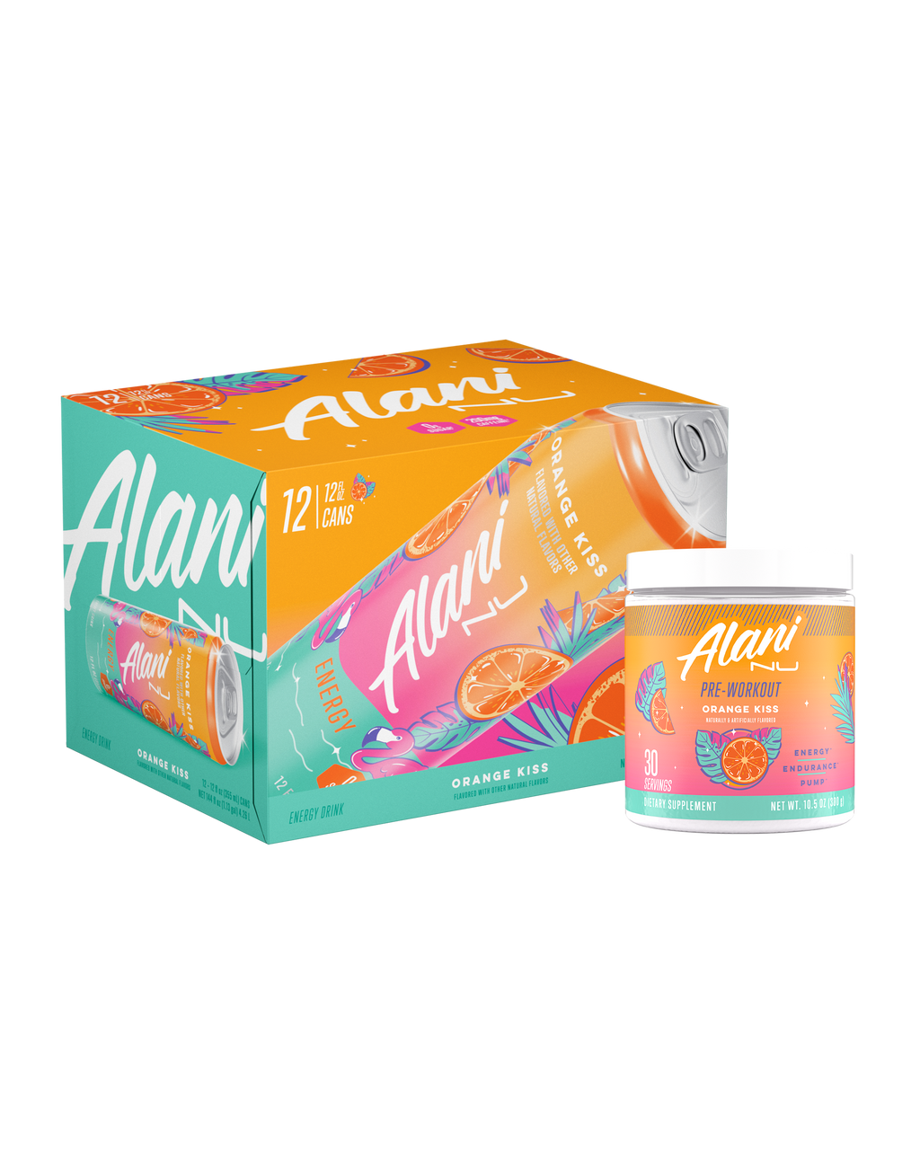 Alani Nu Energy Drink & Pre-Workout - Orange Kiss D4 - image 1