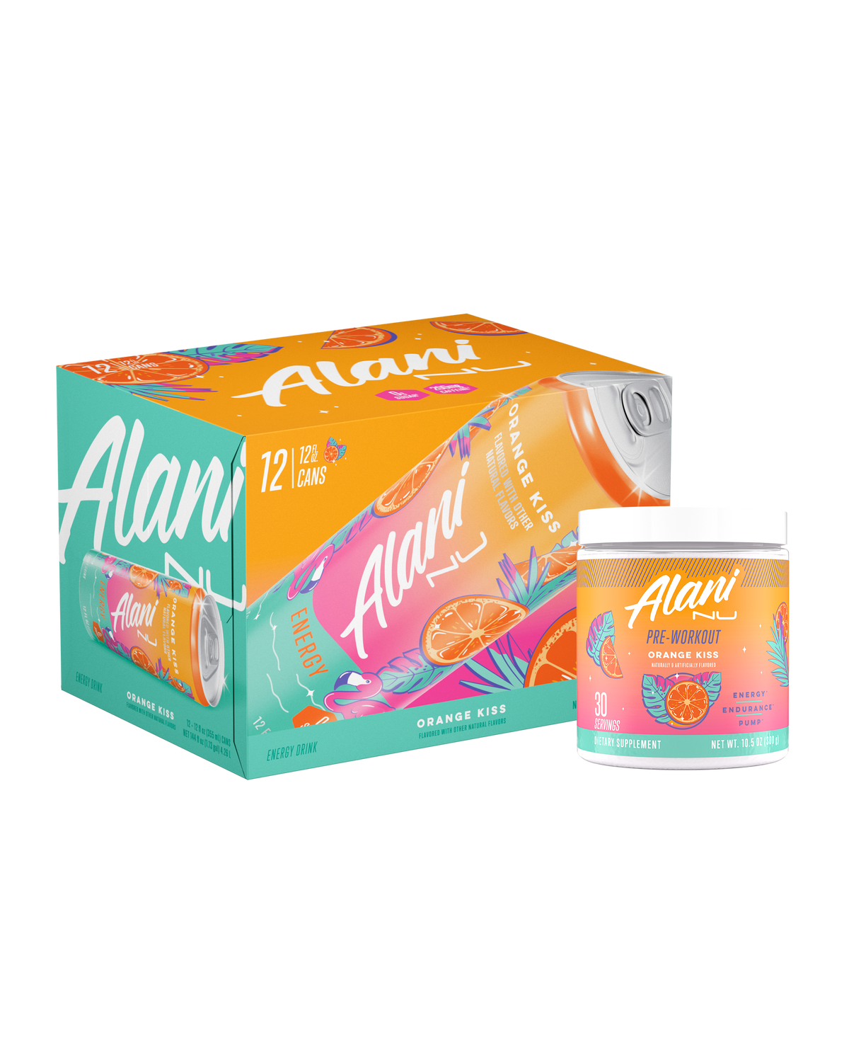 Alani Nu Energy Drink & Pre-Workout - Orange Kiss D4 - image 1