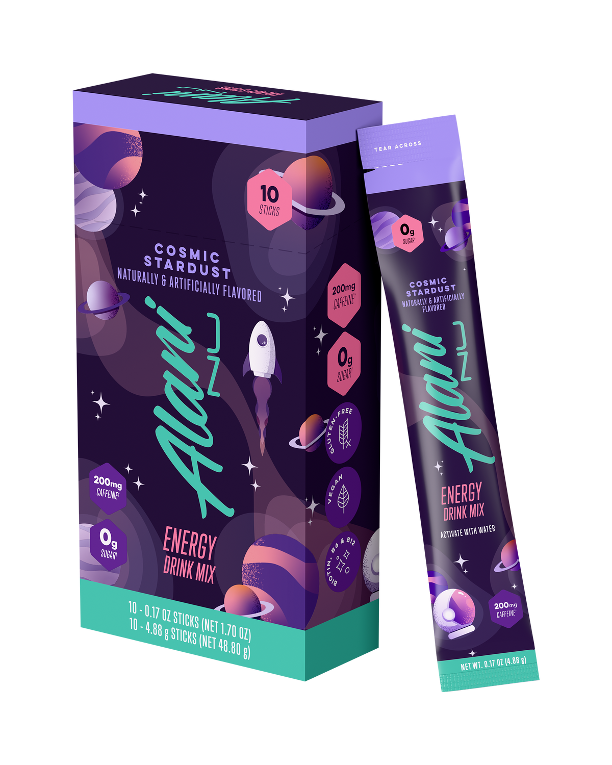 Alani Nu Energy Sticks - Cosmic Stardust F5 - image 2