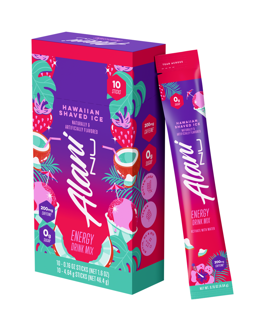 Alani Nu Energy Sticks - Hawaiian Shaved Ice T7 - image 2
