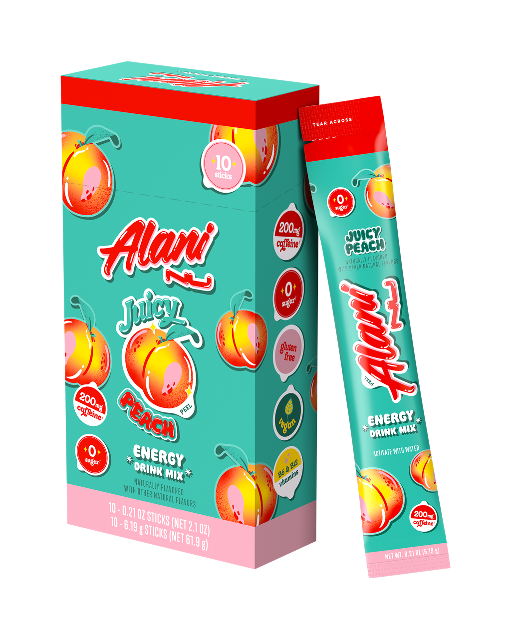 Alani Nu Energy Sticks - Juicy Peach U8 - image 2