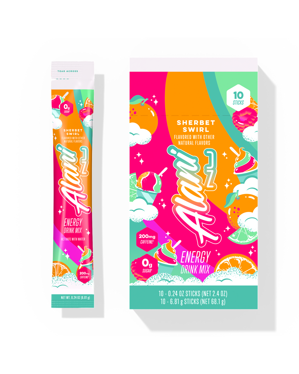 Alani Nu Energy Sticks - Sherbet Swirl D7 - image 1