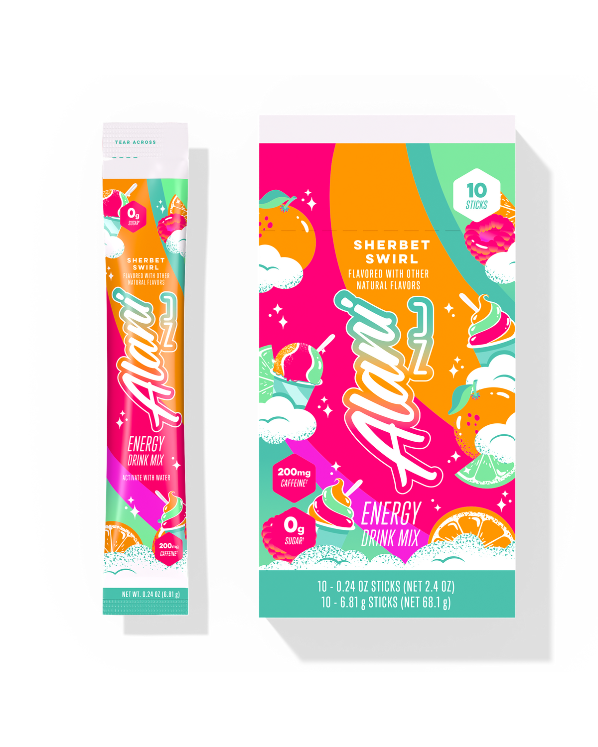 Alani Nu Energy Sticks - Sherbet Swirl D7 - image 1